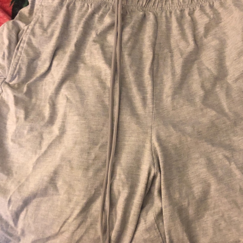 Light Gray Men’s Drawstring Lounge Pants